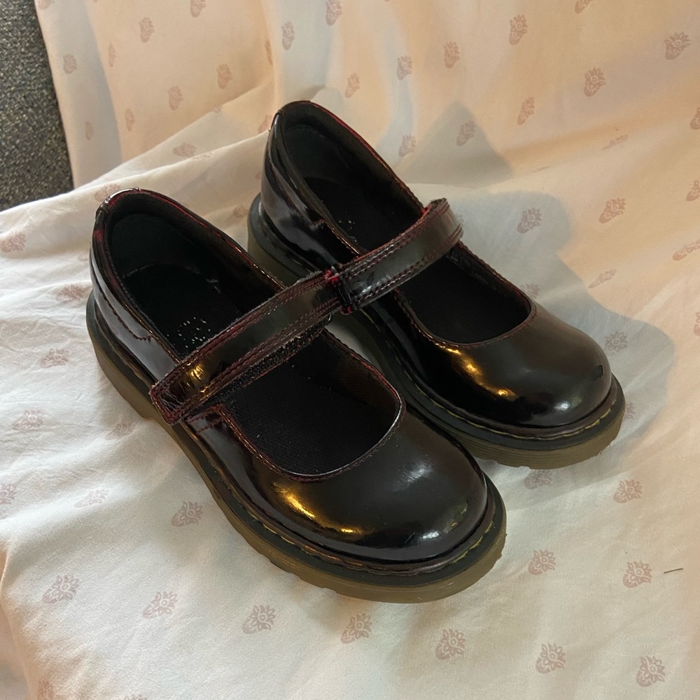 DR. MARTENS girls Tully patent Mary Jane